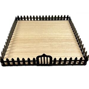New Halloween Black Fenced Decorative Tray by Target Bullseye playground.